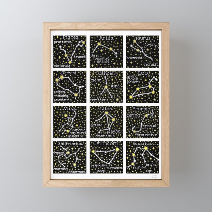 Astrologic Vibes Framed Mini Art Print