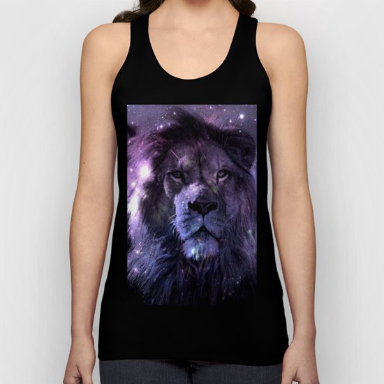 GALAXY LION LEO Unisex Tank Top