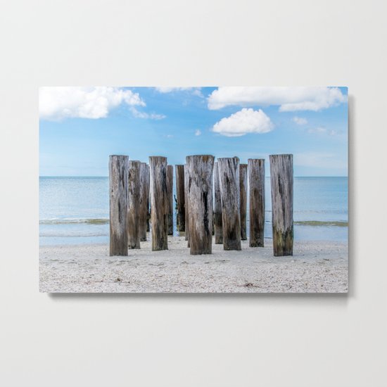 Pillar Beach Metal Print