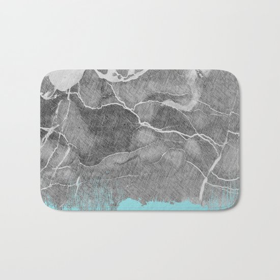 Crayon Marble and Sea Bath Mat