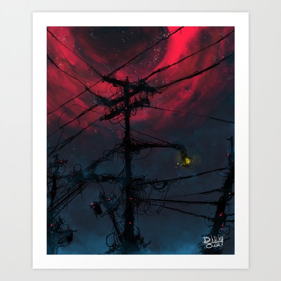N. Neighborhood Art Print