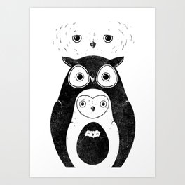 Owlnion - The Owls Art Print