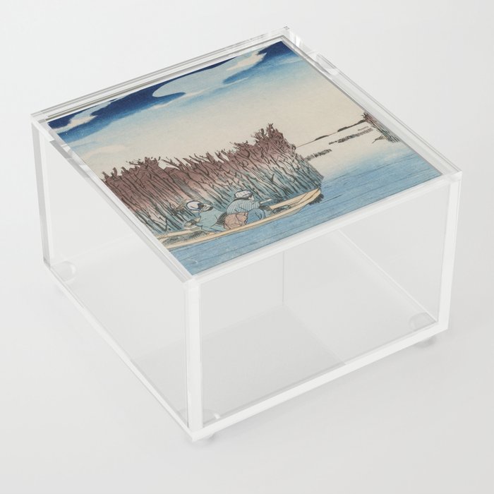 Japanese Woodblock art Famous Places in the Eastern Capital: Omori Acrylic Box