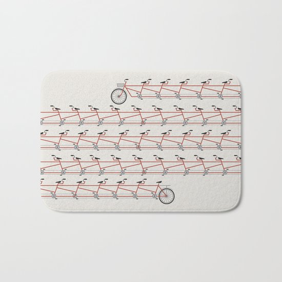 Stretched Out Tandem Bath Mat