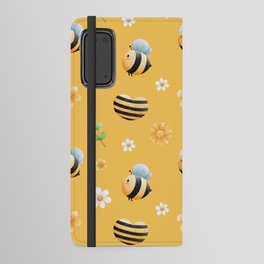 Buzzy Bee In Mellow Yellow Android Wallet Case