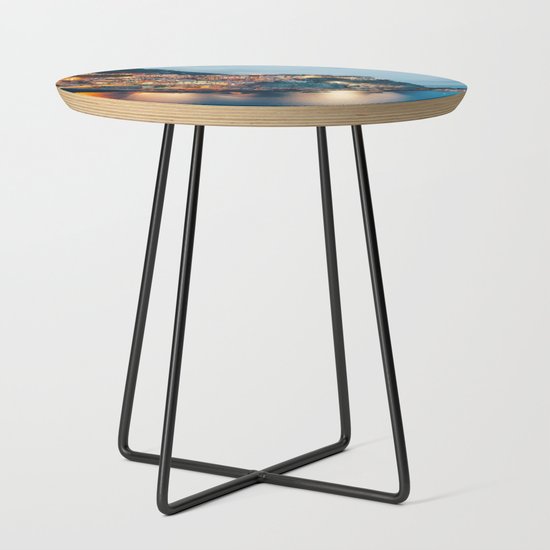 Manarola Village At Night Side Table By Aptine Society6