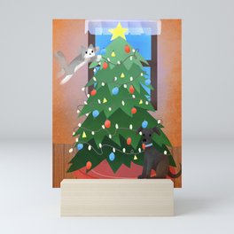 Christmas Chaos Mini Art Print