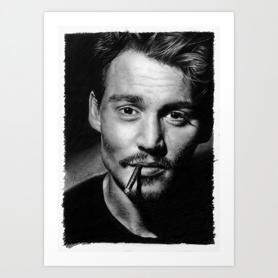 Dear Mr. Depp Art Print