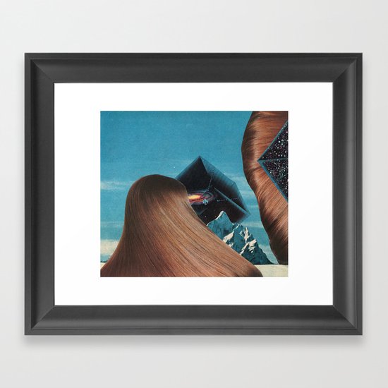 the thin air - goofbutton collaboration #7 Framed Art Print
