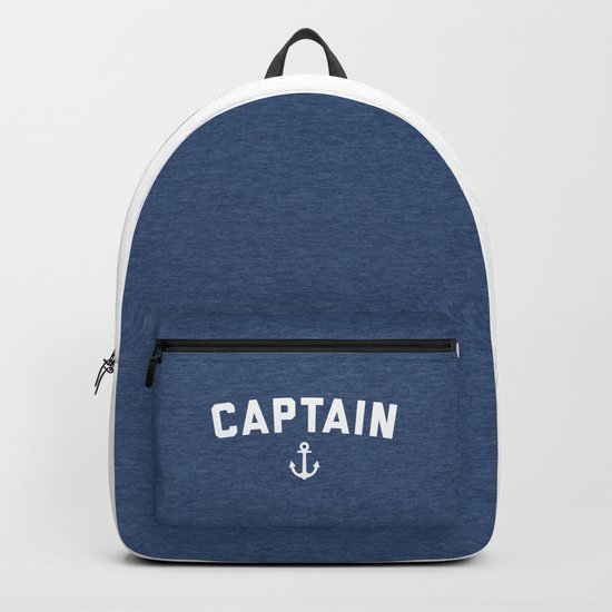 Captain Nautical Quote Backpack