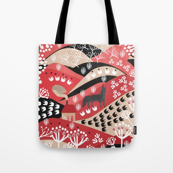 Wolf's Promise Land Tote Bag