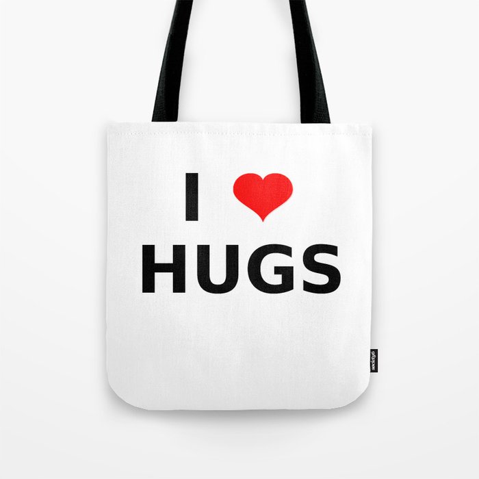 I LOVE HUGS Tote Bag