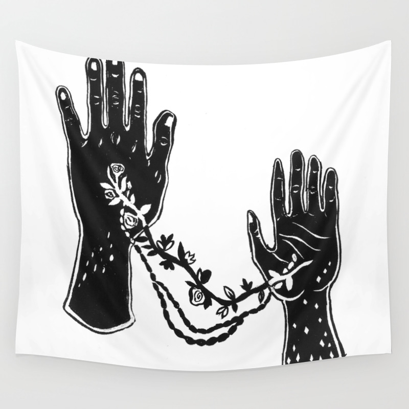 Joined Hands Wall Tapestry By Lindsaytripp Society6