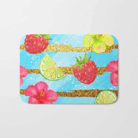 Summer Glitter #3 Bath Mat