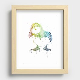 Don't Let Your Colours Run Recessed Framed Print