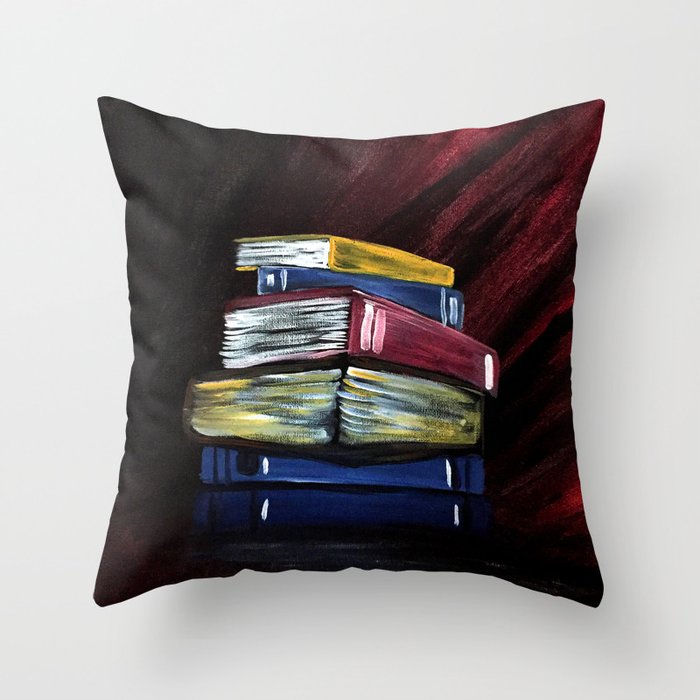 Books Of Knowledge Throw Pillow