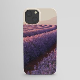 Lavendar Farm iPhone Case