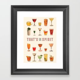 That's the Spirit Framed Art Print