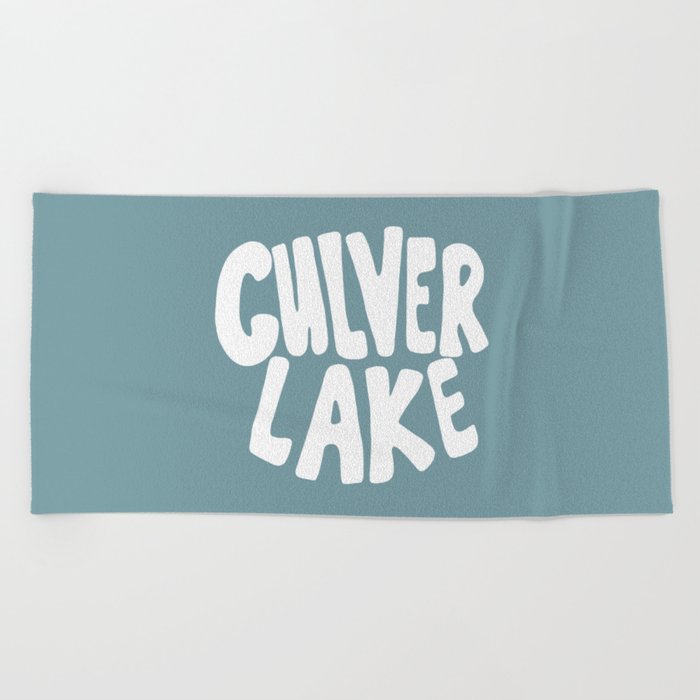 Culver Lake / Dusty Blue Beach Towel