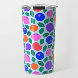 Fruity All Over with Leaves Travel Mug