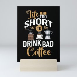 Barista Coffee Machine Coffeemaker Espresso Milk Mini Art Print
