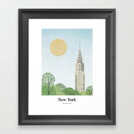 New York III Framed Art Print