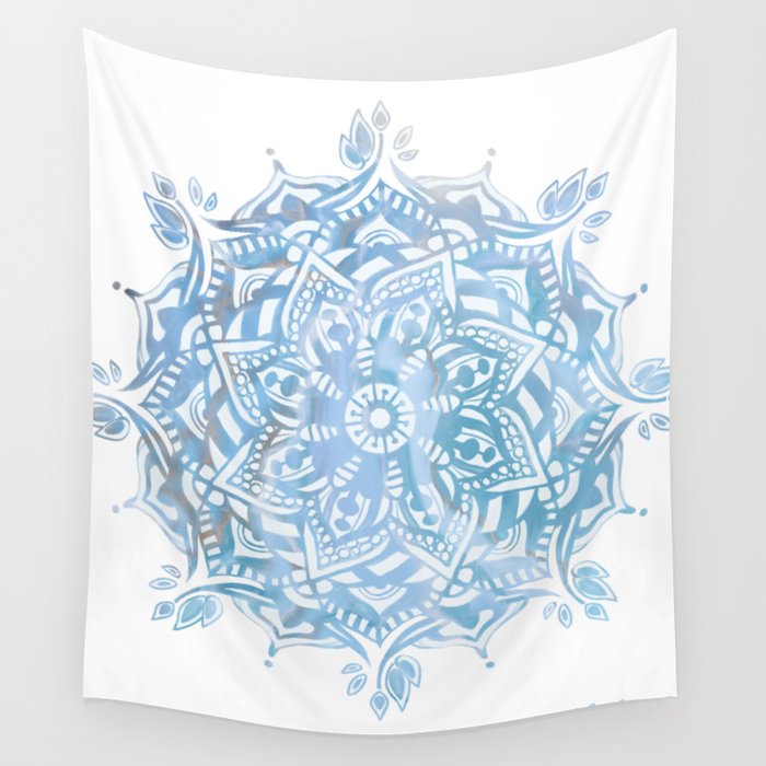 Light blue mandala sale tapestry