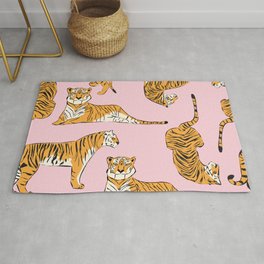 Tiger Pattern 001 Area & Throw Rug