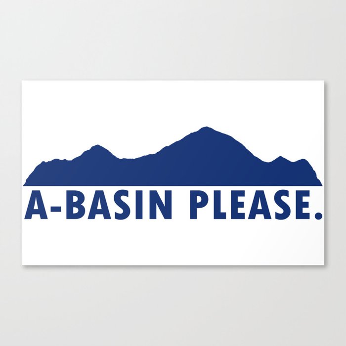 A-Basin Please Canvas Print