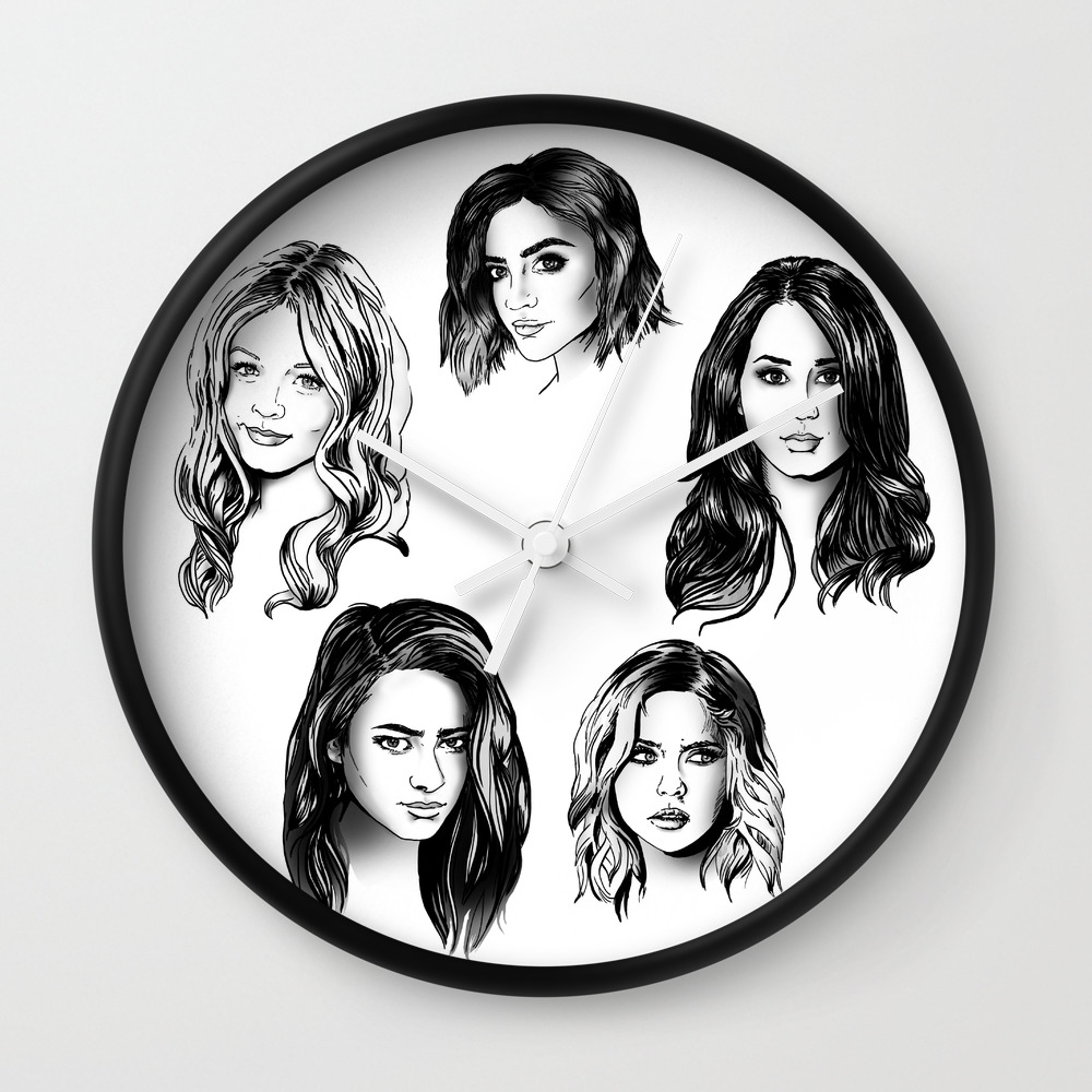 Pretty Little Liars Wall Clock By Bonidutch Society6