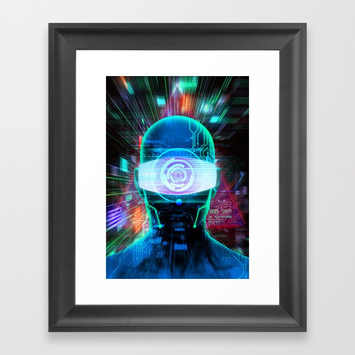 Vision 2077 Framed Art Print
