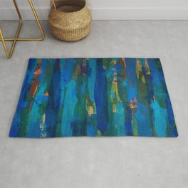 Blue Jungle Rug