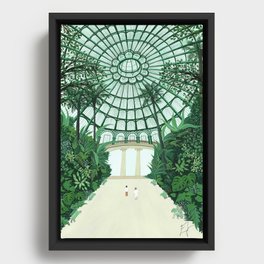 Greenhouse of Laeken Framed Canvas
