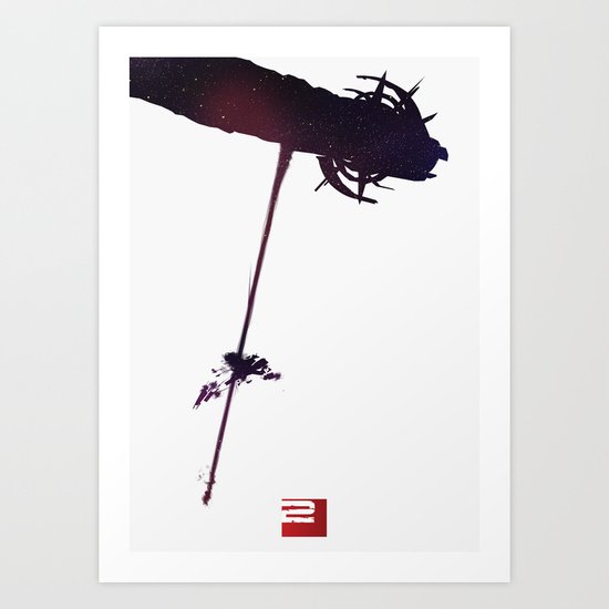 Mass Effect 2 (w/quote) Art Print
