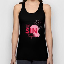 Sin Together Warm Pink Tank Top