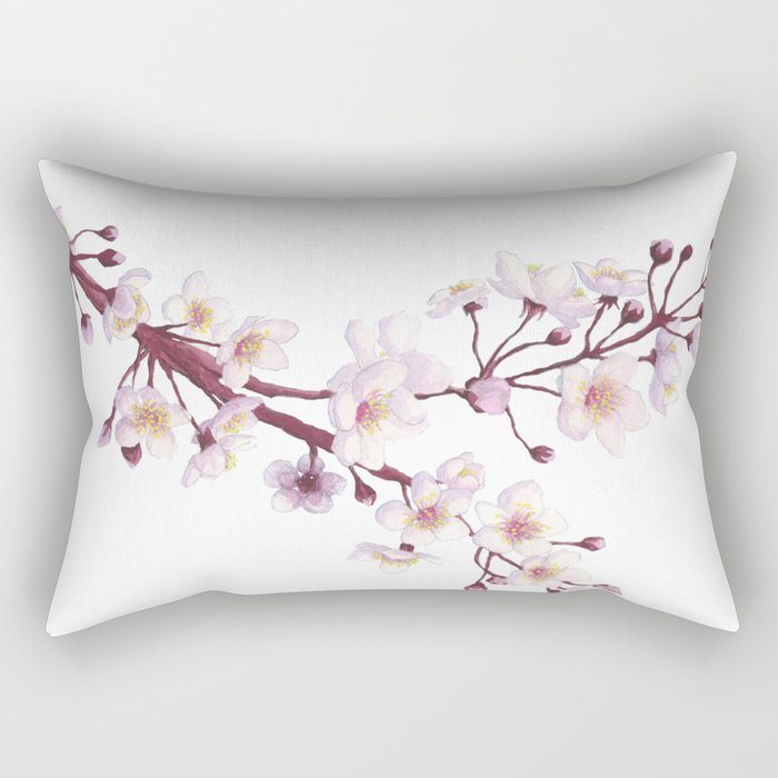 Cherry Blossom/Sakura  Rectangular Pillow
