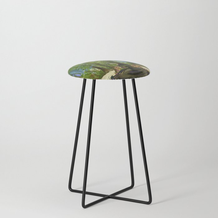 Rittenhouse Square in the Spring Counter Stool