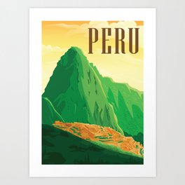 Machu Picchu Art Print