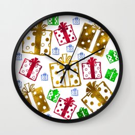 Regalos navideños II Wall Clock