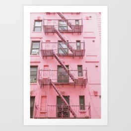 Pink Soho NYC Art Print
