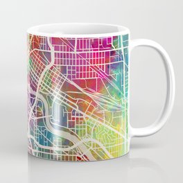 Minneapolis Minnesota City Map Coffee Mug