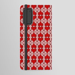 Decorative hearts pattern Android Wallet Case