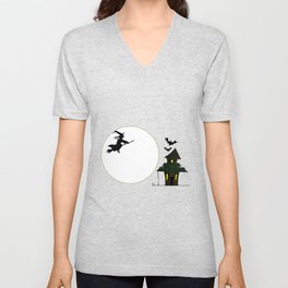 Witches Cottage V Neck T Shirt