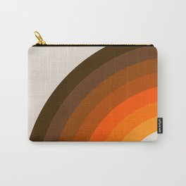 Retro Golden Rainbow - Left Side Carry-All Pouch