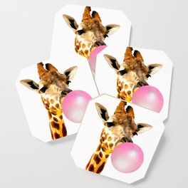 Giraffe Chewing Gum Coaster
