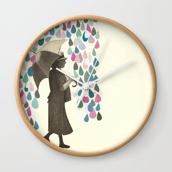 Rain Dance Wall Clock