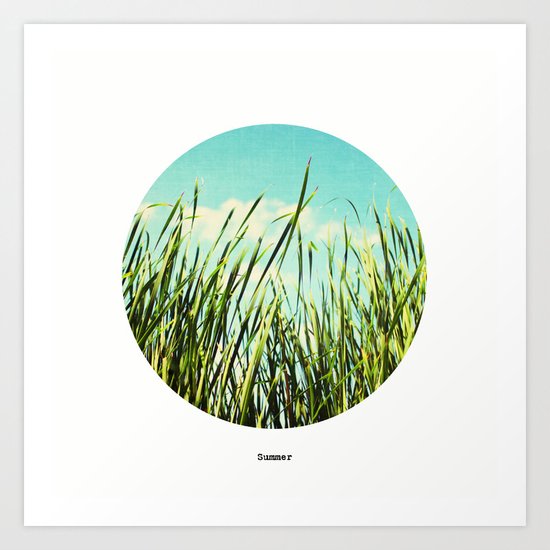 a view of summer Art Print
