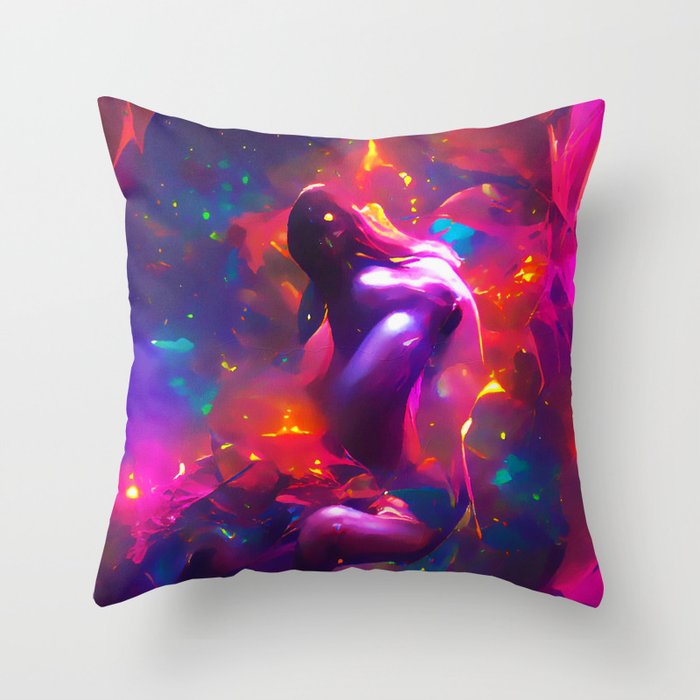 Astral Project Throw Pillow