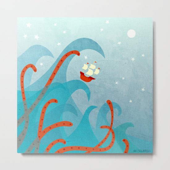 A Bad Day for Sailors Metal Print