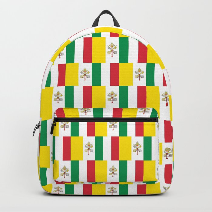Mix of flag:Vatican and Italy Backpack